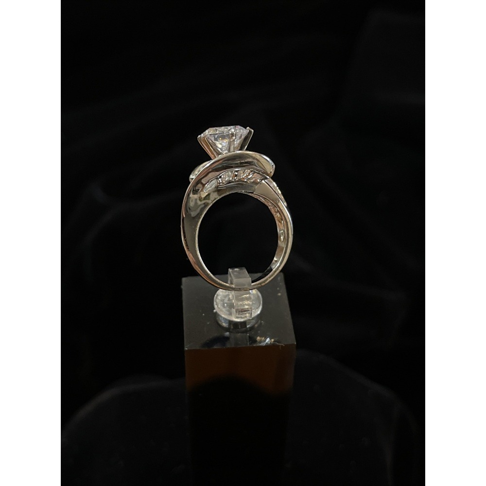 JTV PJM 9.25 Sterling Silver CZ Ring Size 5.25 - Picture 10 of 12